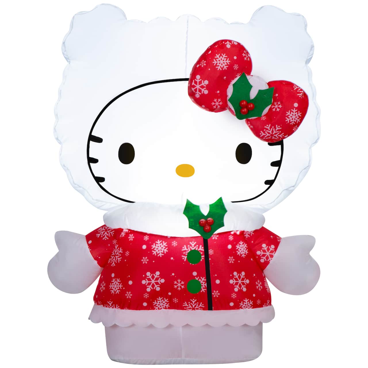 3ft. Airblown® Inflatable Christmas Hello Kitty in Snowflake Dress